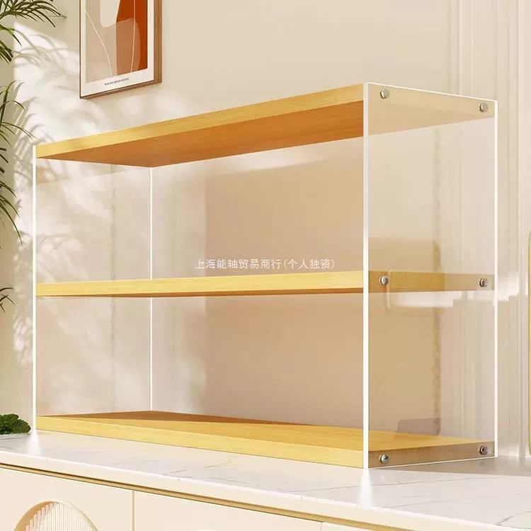 Подставка для хранения косметики в стиле косметики, многослойная акриловая подставка для чашек, настольная настольная подставка для хранения в ванной комнате