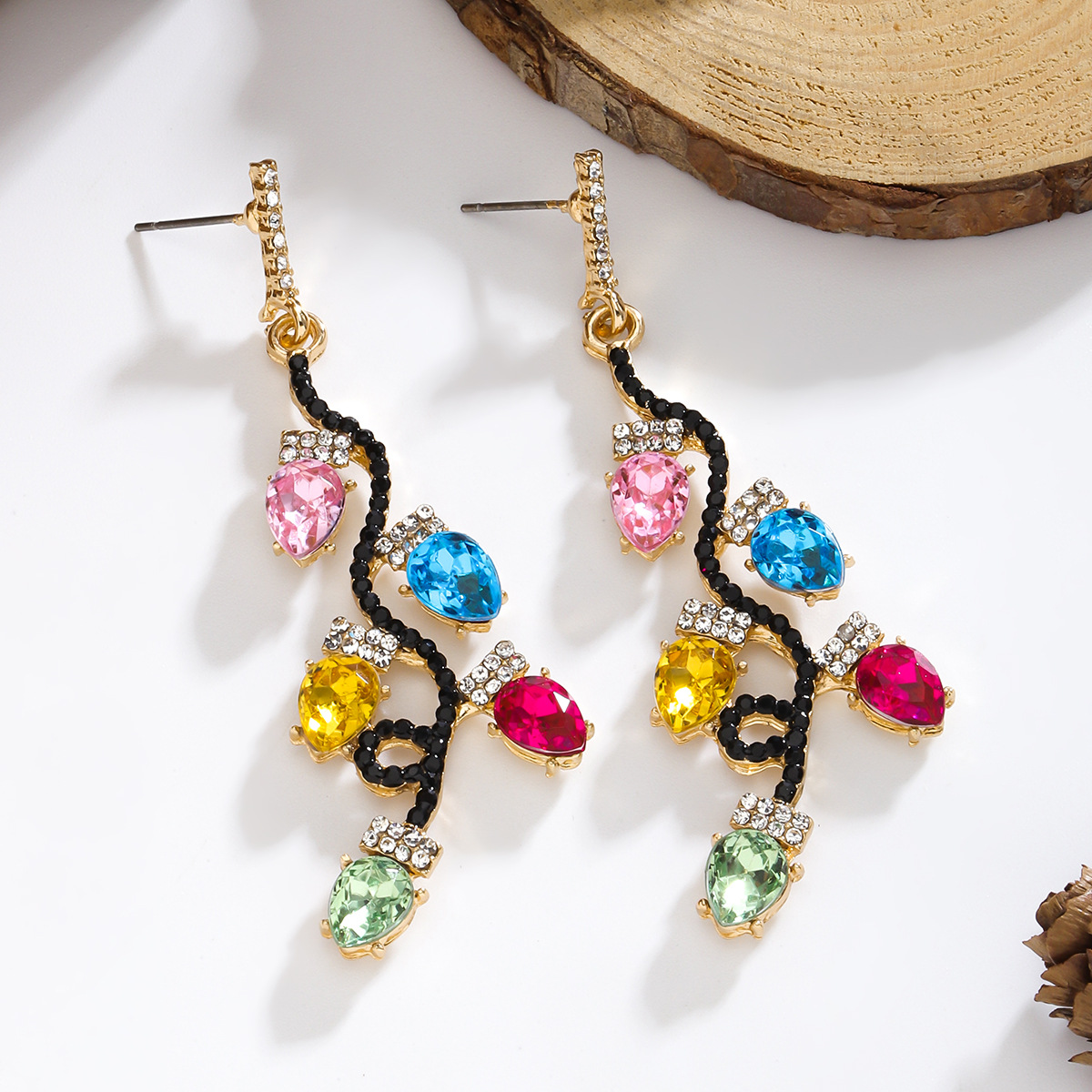 Earrings with tassels