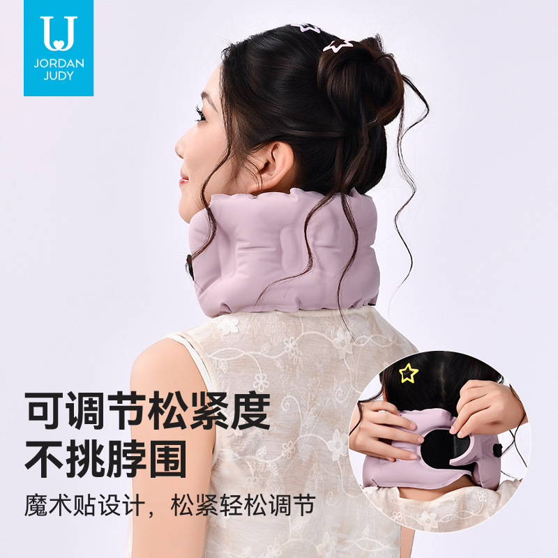 按压式充气U型枕便携旅行枕头飞机高铁护颈枕小巧U形枕睡觉神器|undefined