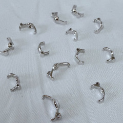 S925 スターリングシルバー DIY ネックレスペンダント象嵌尖底ダイヤモンドシルバーアクセサリー着用クリスタル釣り糸ペンダントジュエリー