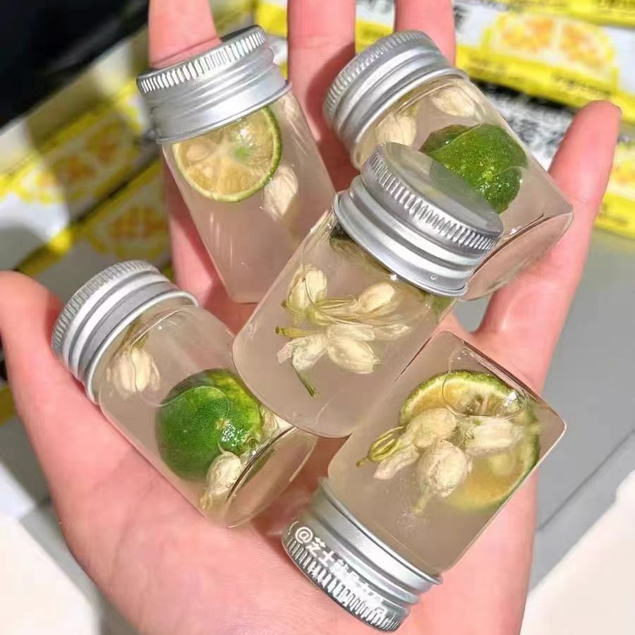 鲜炖燕窝伴侣蜂蜜果酱分装玻璃瓶铝盖粉末虫草胶囊许愿漂流瓶管制