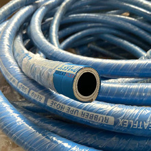 格雷特藍色多用途耐酸鹼防靜電膠管內襯螺旋鋼絲導靜電橡膠管RU40