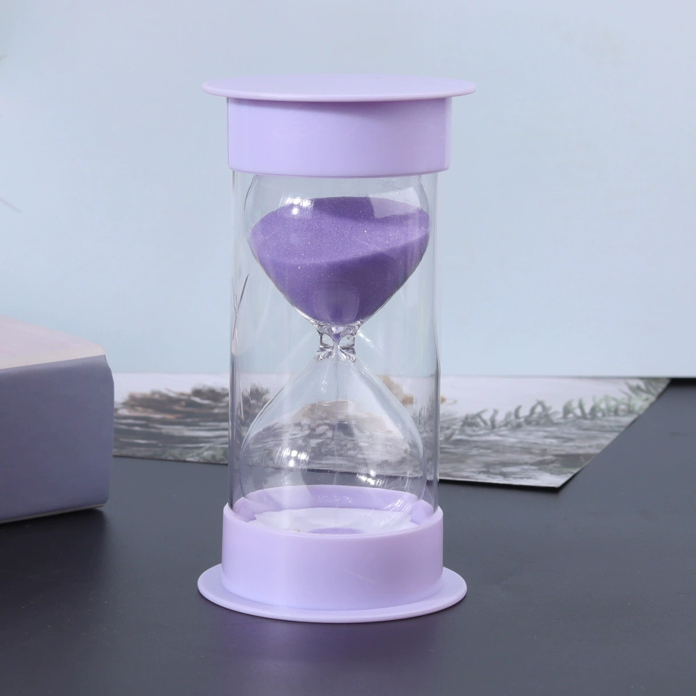 Wholesale creative macaron plastic drop-proof hourglass gift toothbrush small hourglass timer student desktop ornament