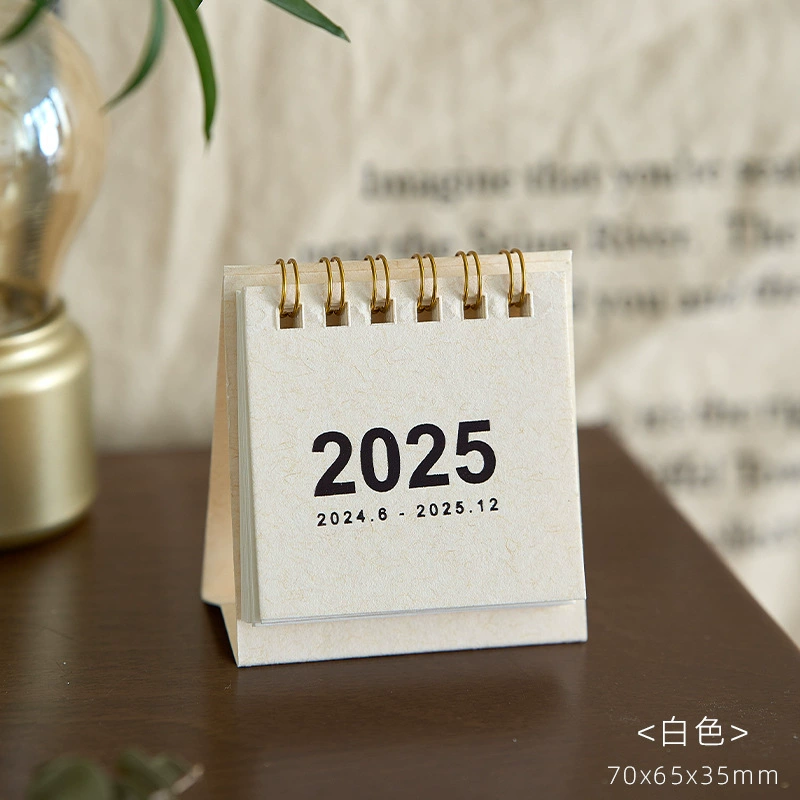 2026 годовой настольный подарок 2025 вдохновляющий маленький красивый календарь китайский стиль ретро мини благословение текст календарь