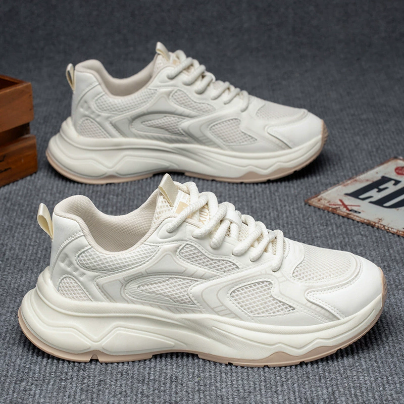 Мужские кроссовки лето 2025, новые дышащие сетчатые кроссовки, легкие кроссовки для бега, повседневная мужская обувь для путешествий, кроссовки для папы