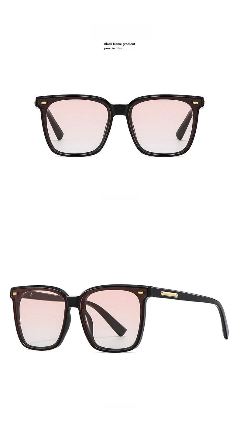 Lunettes de soleil chaudes en direct sur Internet, photographie de rue de célébrités, visage uni, lunettes de soleil anti-UV avancées pour hommes et femmes gm_voghion.com