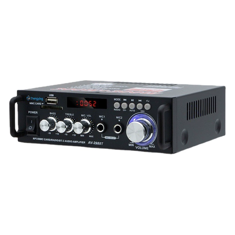 Новый Профессиональный Мощный усилитель мощности динамика домашний Bluetooth-усилитель мощности Hi-Fi аудиоусилитель цифровой усилитель мощности