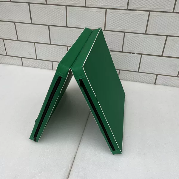 Pu leather dark green 2 folds 100*50*5