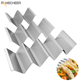 Stainless steel pancake rack burrito rack pancake rack corn roll rack spring roll rack sandwich rack
