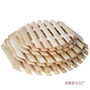 Round Steamer for Home Use with Thick Bamboo Grid, Multifunctional Bamboo Wooden Steamer, Large Wooden Steamer Pot