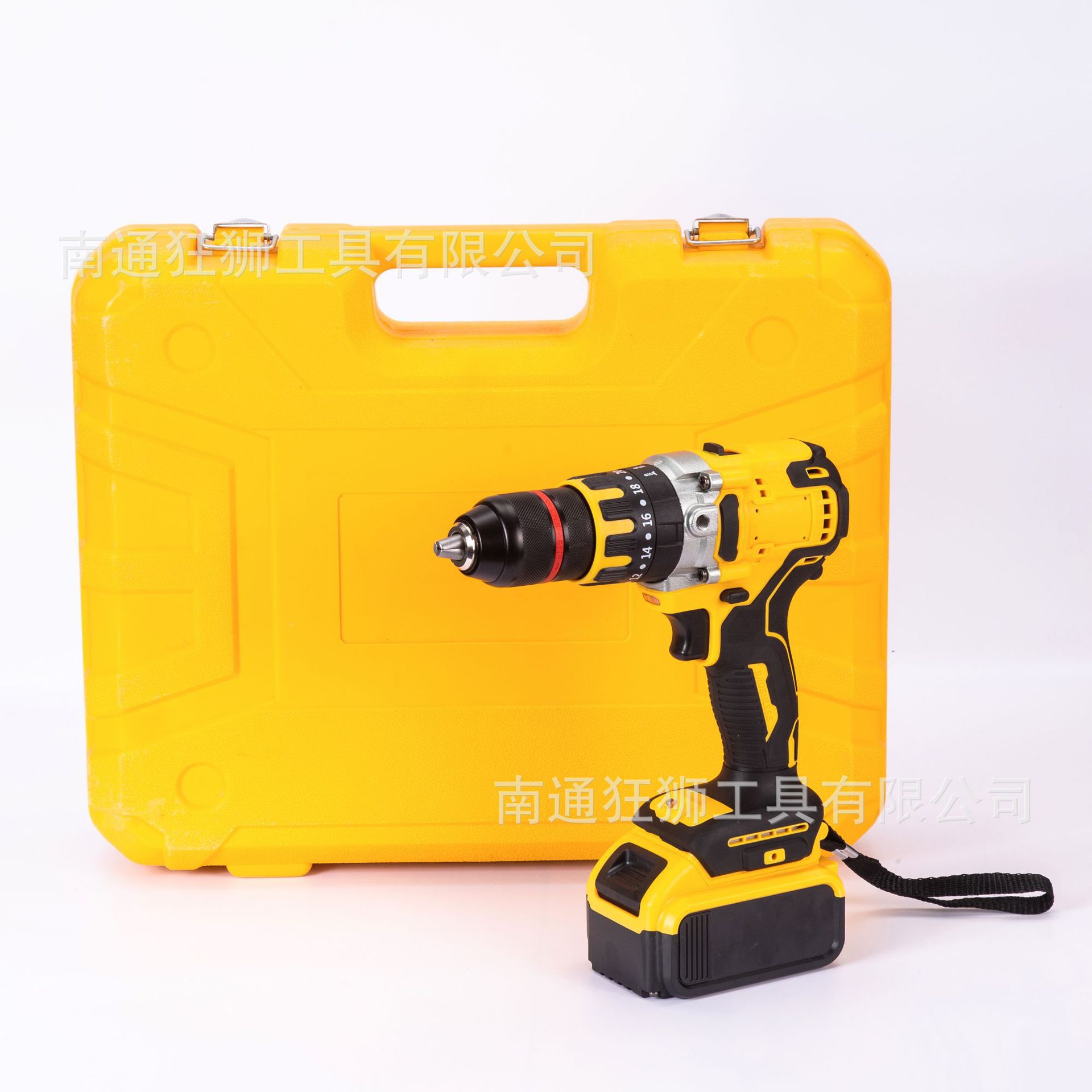 FUENTE Fábrica 21V taladro eléctrico de alta potencia 13MM taladro eléctrico sin escobillas multi-función hielo rompiendo taladro de impacto traje