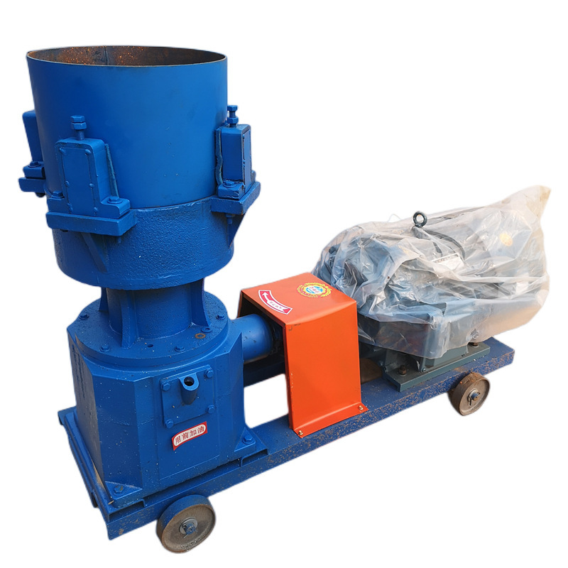 养殖饲料颗粒加工设备 平模饲料颗粒压制机 牧草饲料颗粒成型机