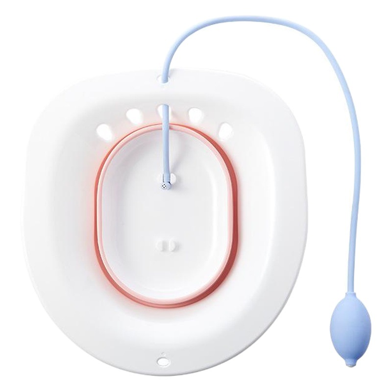 Bañera plegable para uso ginecológico, bañera para el cuidado posparto para mujeres embarazadas, bañera para lavar los glúteos, bañera para baños medicinales, bañera para el cuidado posquirúrgico anal.