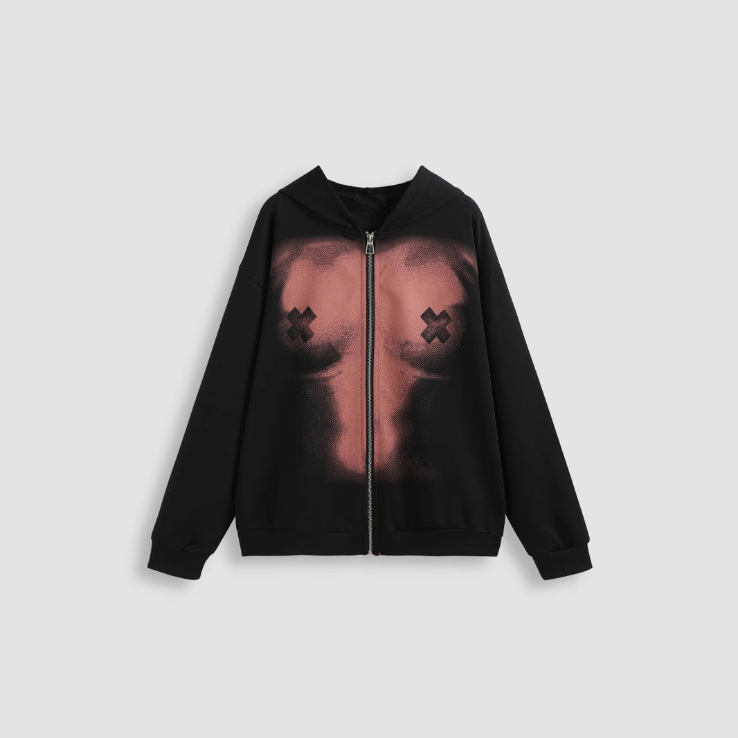 cartoon hoody hip-hop style