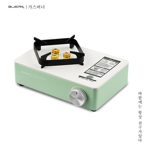 BUERK Outdoor Stove Portable Camping Gas Hot Pot Stove Home Use Mini Stove Gas Powerful Burner