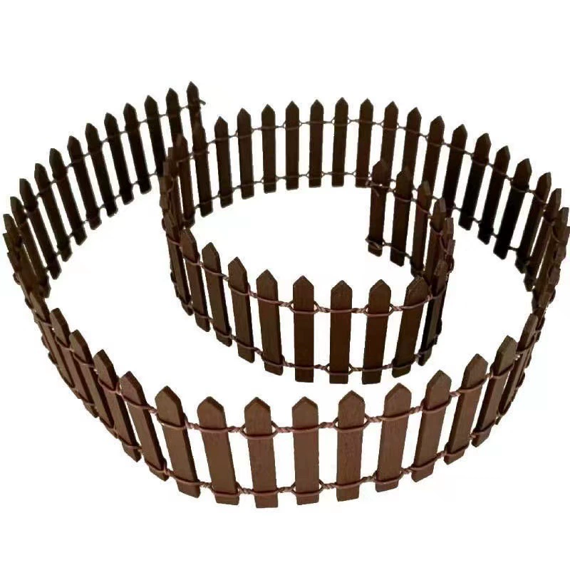 Fence, long wooden small art decoration