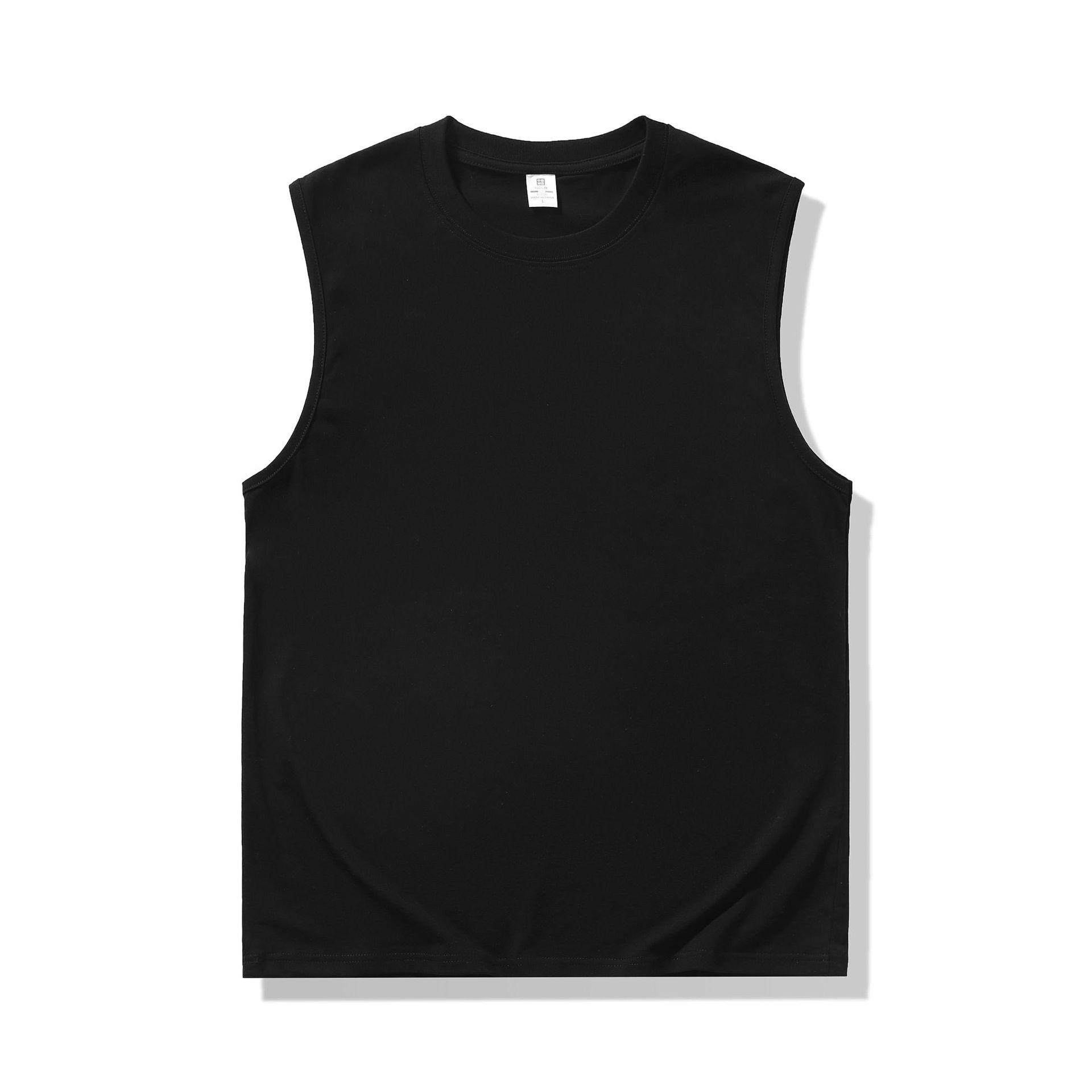 Ropa de hombre ACU | Chaleco de hombre de algodón puro marca de moda sin mangas camiseta de color sólido 2025 verano suelto top de fondo de todo fósforo