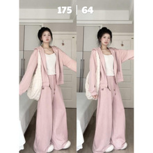 连帽卫衣套装2025新款早秋外套女韩系穿搭巨好看的少女感长袖上衣