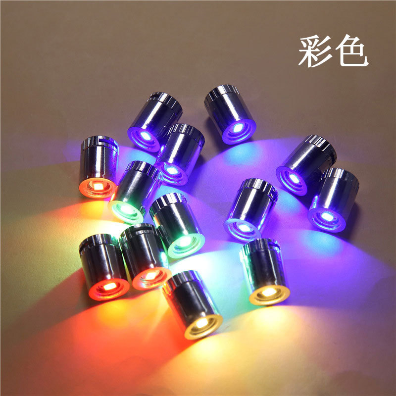 電気メッキ LED 回転ライト回転ペンライトシリンダーライト DIY 手作り小型ライトミニライトカラフルな暖かい光白色光装飾ライト|undefined