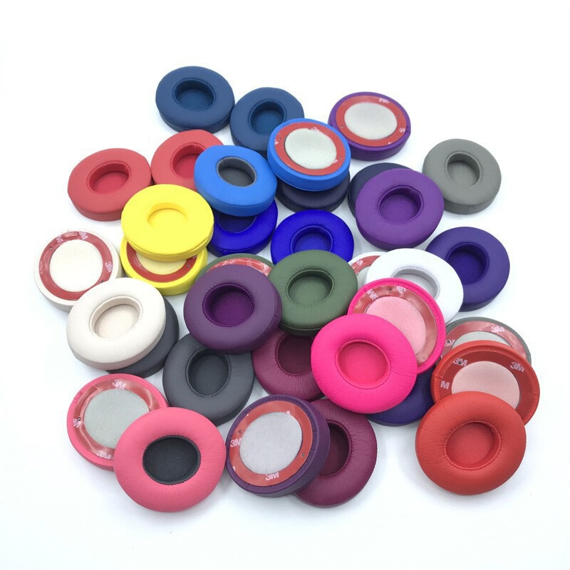Suitable for Beats Solo3 Wires Solo2 Bluetooth Version Ear Pads, Sponge Covers, Earphone Covers