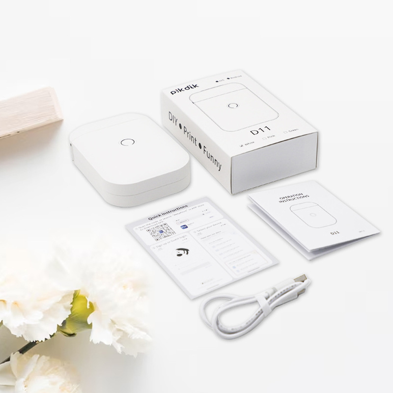 D11 Bluetooth ポータブルミニサーマルラベルプリンター家庭用学生名ステッカーマシンポータブル印刷|undefined