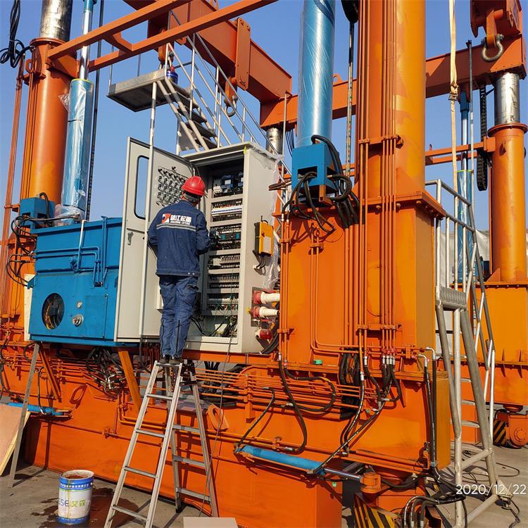 靖起 厂家安装液压龙门吊 双吊钩液压龙门吊 400吨液压龙门吊