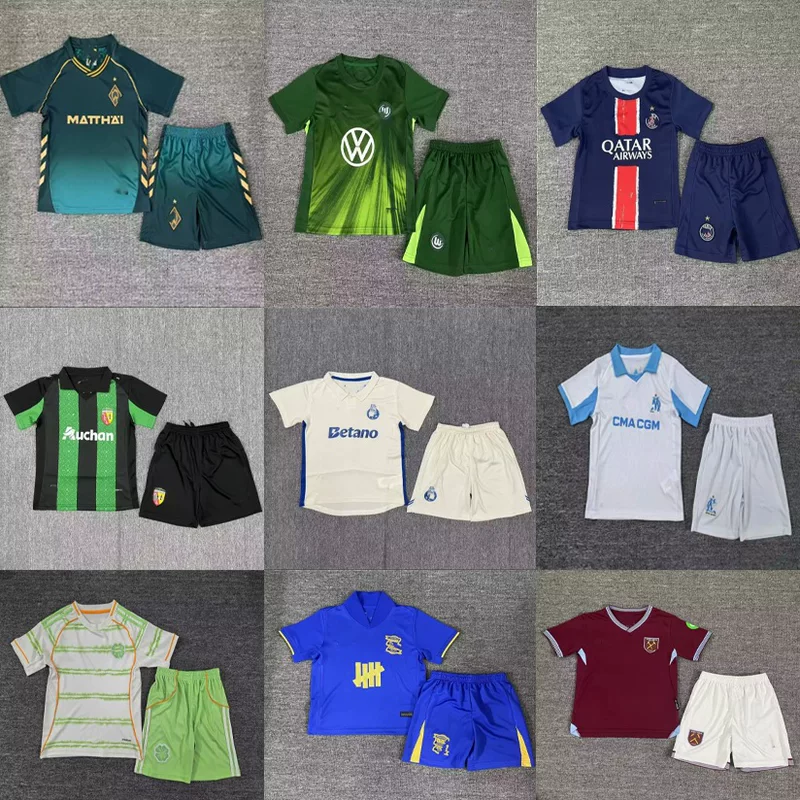 2526 Newcastle West Ham Paris Bremen Porto Club Home and Away Детский спортивный комплект