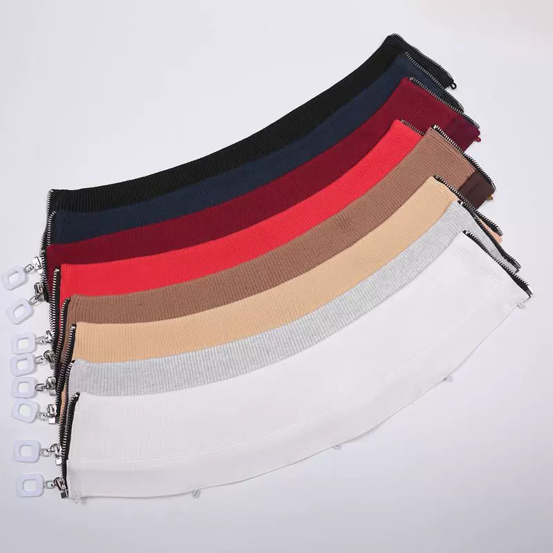 羽绒服防脏保暖假领子棉衣领护领套贴衣服袄领子布男女通用拆卸洗