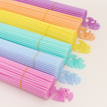 40cm气球托杆加粗气球杆托马卡龙色气球棒气球杆子婚庆生日派对