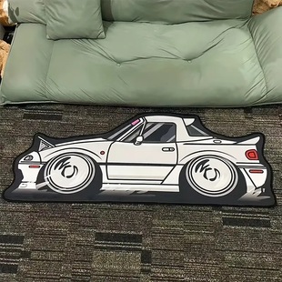 Cross-Border Cartoon Car Trendy Carpet Living Room Bedroom Carpet Personalized Blanket Room Bedside Children's Room Carpet