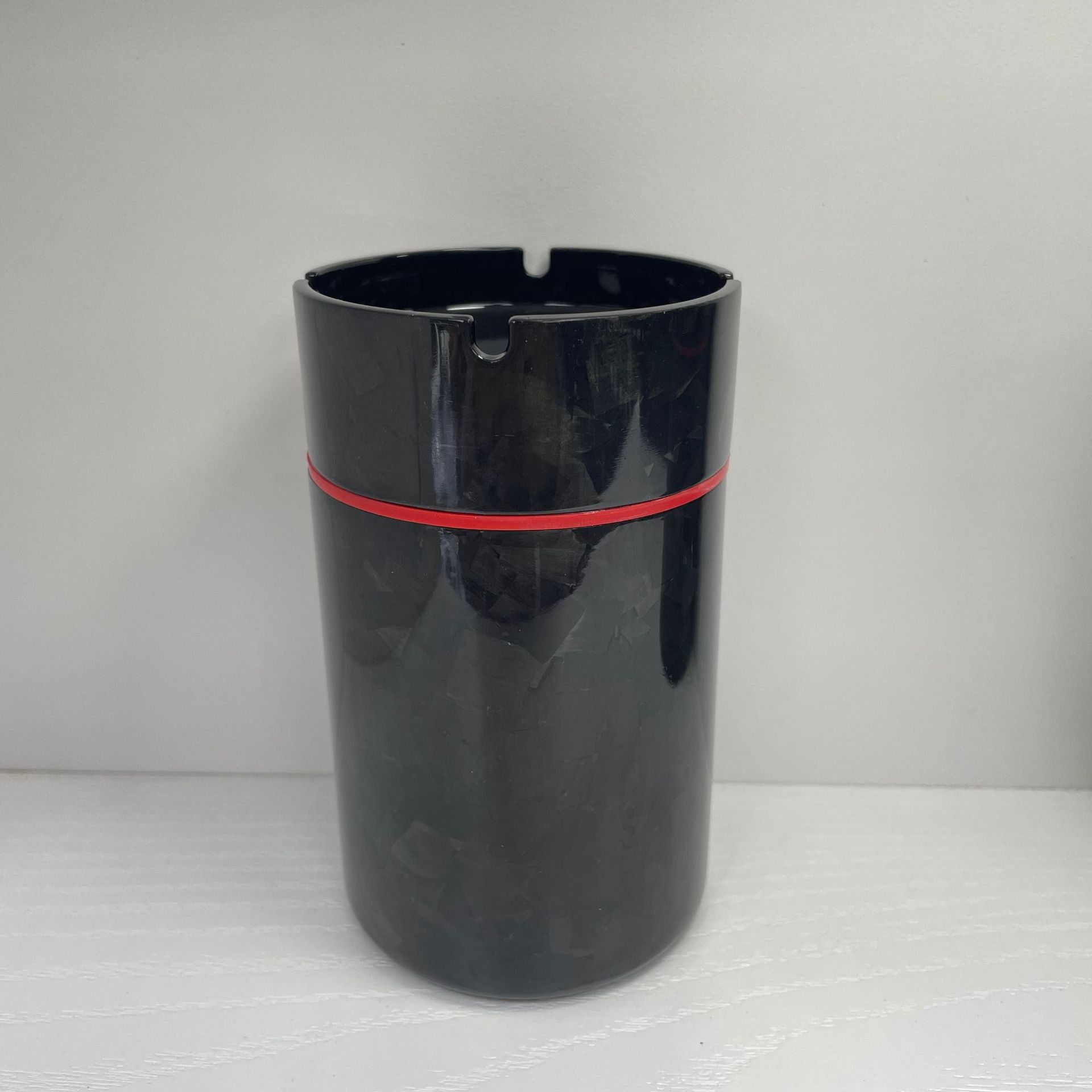 Carbon fiber car ashtray with lid stainless steel car ashtray stainless steel Universal personalized car ashtray