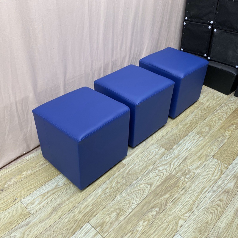 会展白色黑色方凳吐司面包凳软包小皮凳换鞋凳婚庆活动用可批量定|undefined