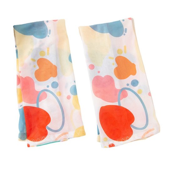 New Style Small Fresh Thin Ice Sleeve Mesh Ice Silk Sun Protection UV Protection Outdoor Riding Driving Arm Protection Sleeve