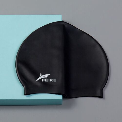 Professional Swimming Cap Silicone Waterproof Adult Men's Wholesale Swimming Hat Girls' Headless Black Diving Cap Women's