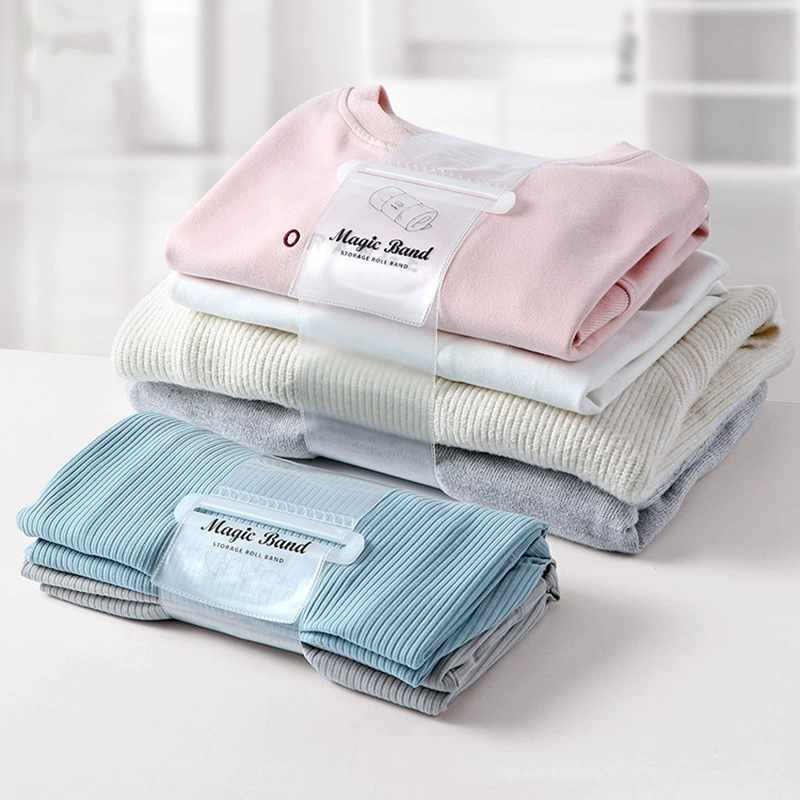 Самоклеящийся толстый органайзер для одежды Рулонная лента для хранения одежды Ленивый ремешок Свитер Брюки Свитер Откидная доска