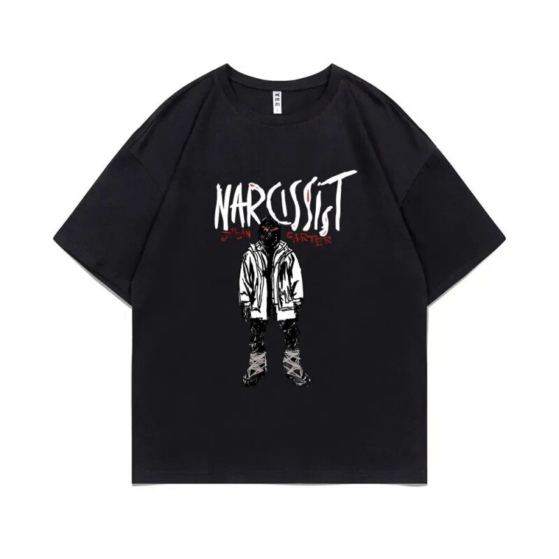 【ヨーロッパサイズコットンT】ラッパー プレイボーイ カルティ 自恋プリント Tシャツ|undefined