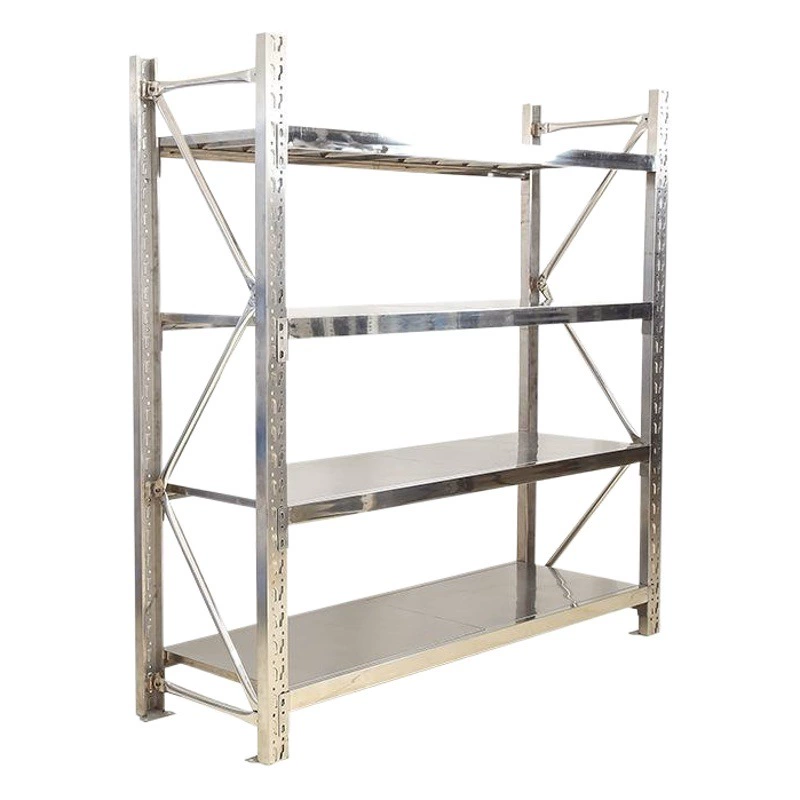 Полка для хранения из нержавеющей стали 304 многослойный коммерческий холодный склад подвал кухонный склад завод тяжелый стеллаж для хранения