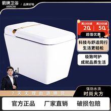 箭᷂牌暗装暖风烘干加热智能马桶即热型带遥控自动除臭臀部清洗喷