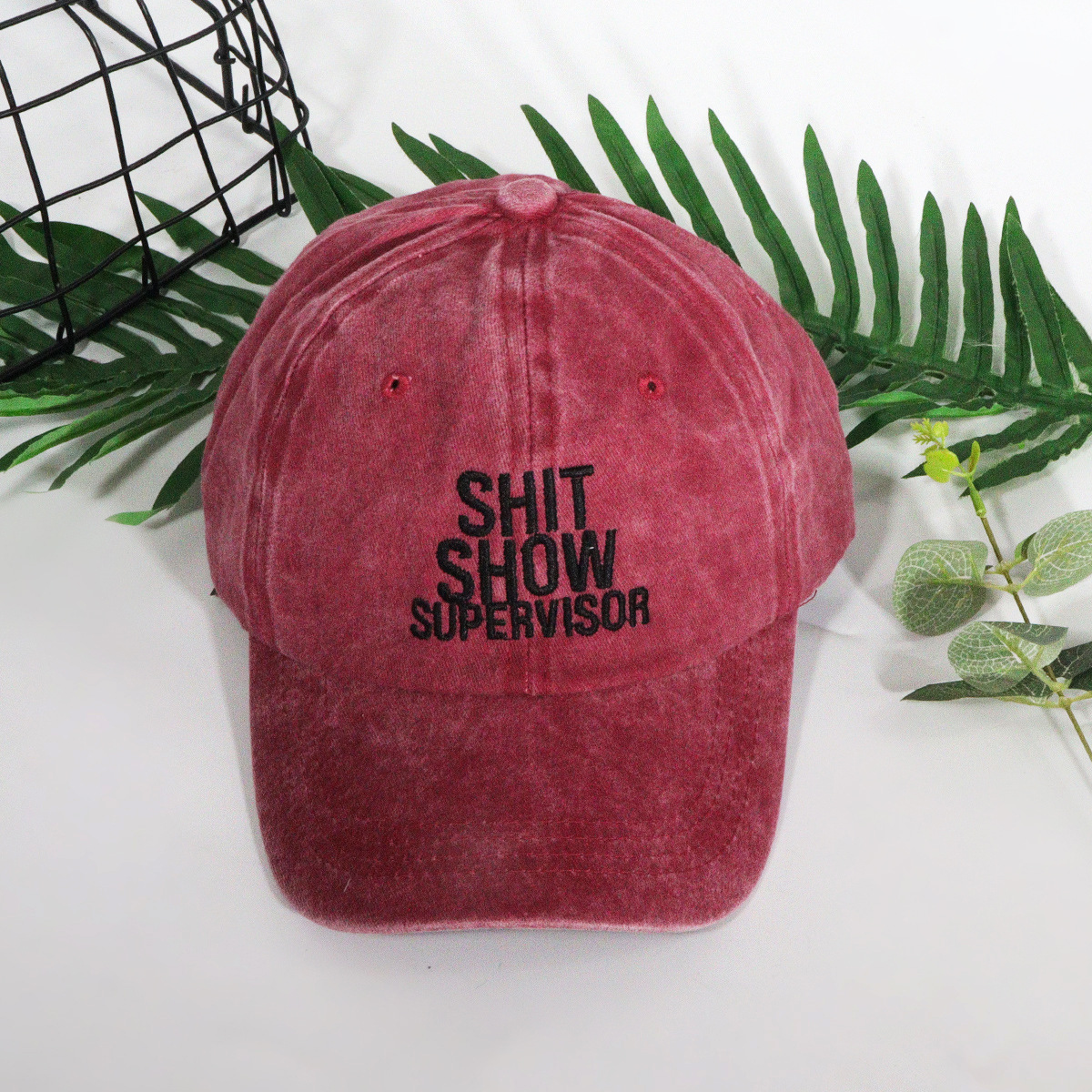 Unisex Personalized casual alphabet embroidered washed baseball cap Deep top outdoor travel sun protection baseball cap_voghion.com