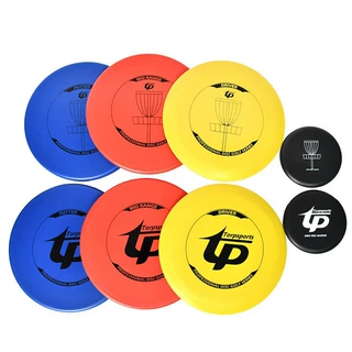 比赛型高尔夫飞盘 6个装飞盘配网袋 户外高尔夫游戏disc golf