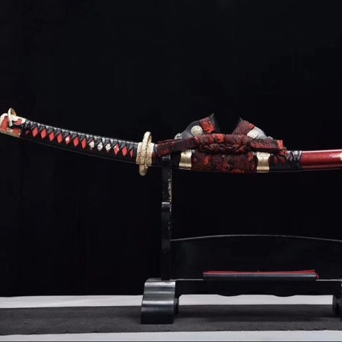 Longquan Full Tang-Style Japanese Sword, Samurai Iaido Sword, Oriental Long Sword, Tachi, Wholesale for Export, Unsharpened