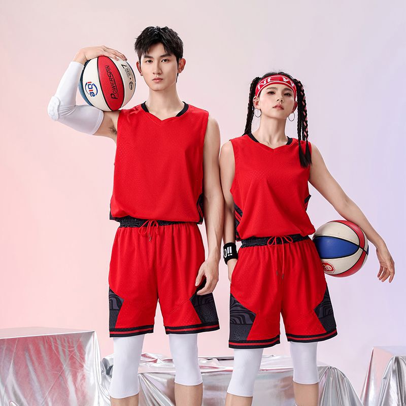 バスケットボールユニフォームスーツメンズカスタムバスケットボール服夏の学生チームゲームトレーニングチームユニフォームアメリカンジャージカスタマイズ|undefined