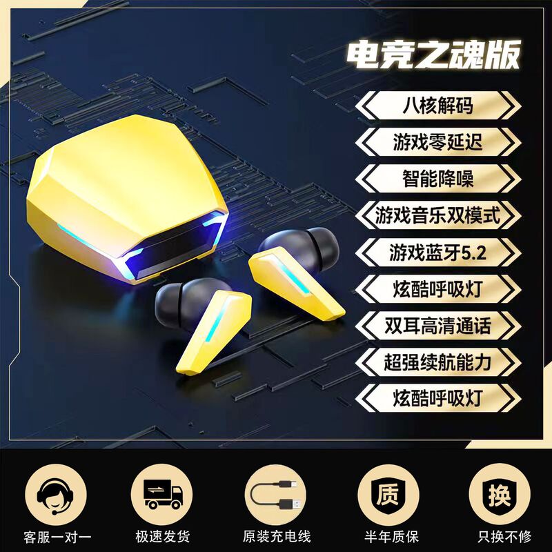 国境を越えた新型プライベートモデルm10twsミニ無線bluetoothイヤホン騒音低減入耳式電気競争ゲームイヤホン卸売り|undefined