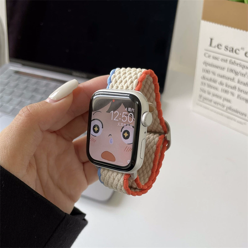 Apple, летний тканый ремешок для часов