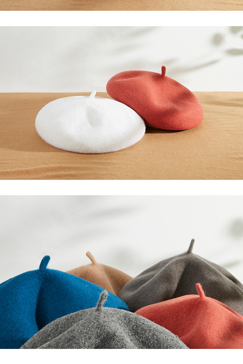 Engelsk ullberet barn vår sommer nisjemaler allsidig ullansikt liten høst- og vinterknopp_voghion.com