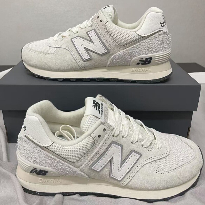 Nb 574 Sports Shoes with Mesh Surface and Wear-Resistant Rubber, All-Season Versatile Running Shoes for Men, Autumn and Winter Models, Putian Summer Mesh Shoes