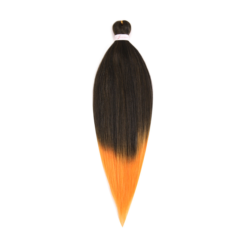 EZ Trenza PVC ignífugo a baja temperatura fibra multicolor flojo gran ganchillo de trenza fábrica de cabello recto un cabello
