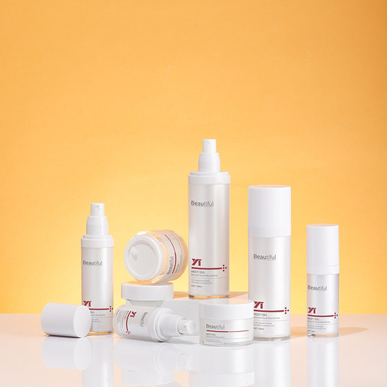 in stock ps transparent frosted 100ml bottle double thickened cosmetic packaging 30g cream bottle 50ML emulsion bottle