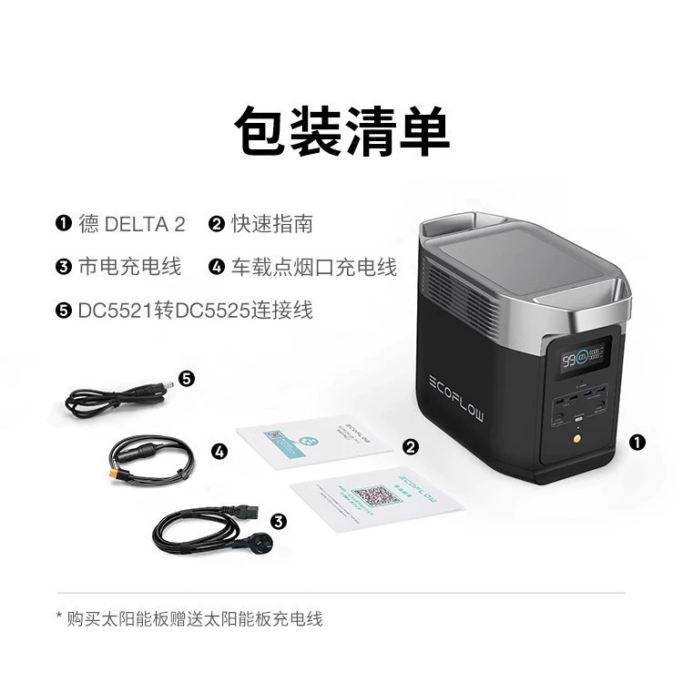Новейший продукт Zhenghao ECOFLOW 1,9 кВт·ч Delta 3 2000 Air, внешнее питание с большой емкостью 1000W