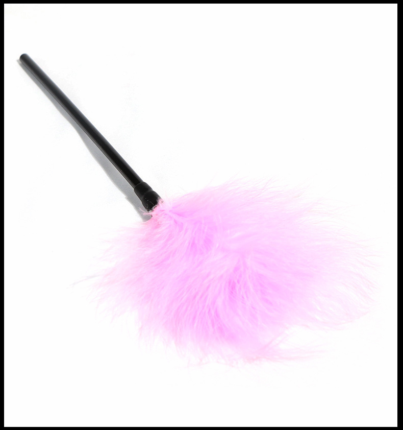 Short-Handle Feather Tickler for Couples, ABS Handle, Purple — detail image 18